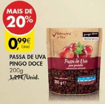 Passa de Uva Pingo Doce 200g