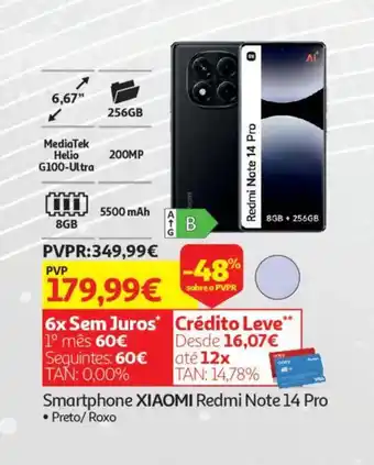 Smartphone XIAOMI Redmi Note 14 Pro