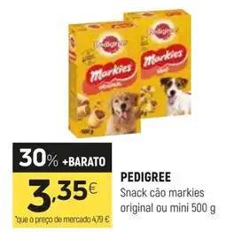 Coviran PEDIGREE Snack cão markies original ou mini promoção