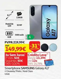 Auchan Smartphone SAMSUNG Galaxy A17 promoção