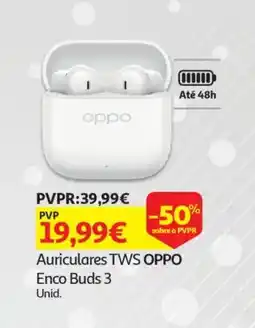 Auchan Auriculares TWS OPPO Enco Buds 3 promoção