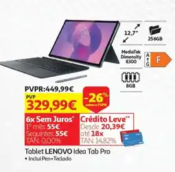 Auchan Tablet LENOVO Idea Tab Pro promoção