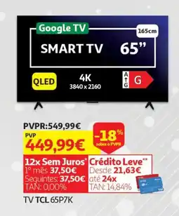Auchan TV TCL 65P7K promoção