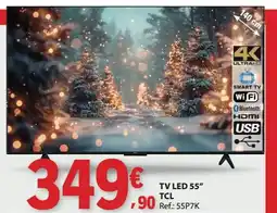 E.Leclerc TV LED 55" TCL promoção