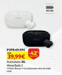 Auchan Auriculares JBL Wave Buds 2 promoção