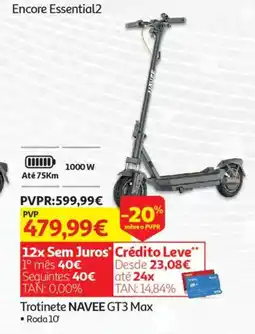Auchan Trotinete NAVEE GT3 Max promoção