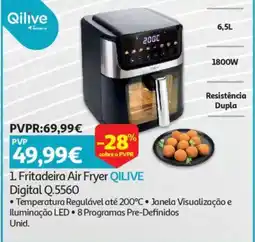 Auchan Fritadeira Air Fryer QILIVE Digital Q.5560 promoção