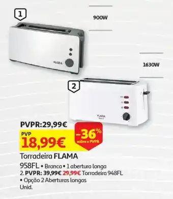 Auchan Torradeira FLAMA 958FL promoção