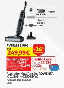 Auchan Aspirador Multifunções ROWENTA X-CLEAN 4 GZ5035WO promoção