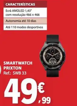 E.Leclerc Smartwatch prixton promoção