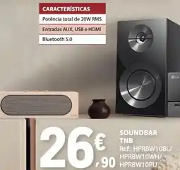 E.Leclerc Soundbar tnb promoção