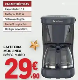 E.Leclerc Cafeteira moulinex promoção