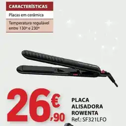 E.Leclerc Placa alisadora rowenta promoção