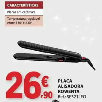 E.Leclerc Placa alisadora rowenta promoção