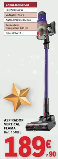 E.Leclerc Aspirador vertical flama promoção