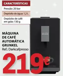 E.Leclerc Máquina de café automática grunkel promoção