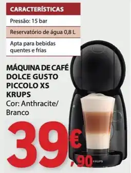 E.Leclerc Máquina de café dolce gusto piccolo xs krups promoção