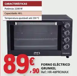 E.Leclerc Forno eléctrico grunkel promoção