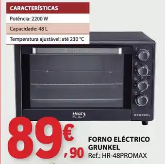 E.Leclerc Forno eléctrico grunkel promoção