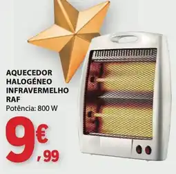 E.Leclerc Aquecedor halogéneo infravermelho raf promoção