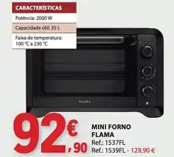 E.Leclerc Mini forno flama promoção