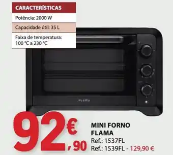 Mini forno flama