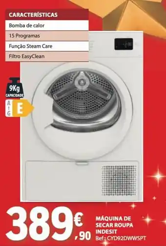 Máquina de secar roupa indesit