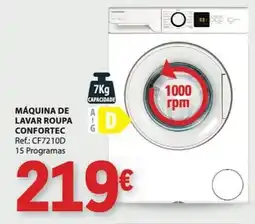 E.Leclerc MÁQUINA DE LAVAR ROUPA CONFORTEC promoção