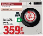 E.Leclerc Máquina de lavar roupa candy promoção