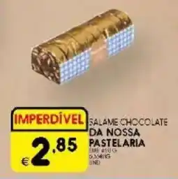 Meu Super Salame chocolate da nossa pastelaria promoção