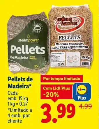 Pellets de Madeir