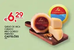 Meu Super Queijo de vaca curado/ meio gordo/ pimentão castelões promoção