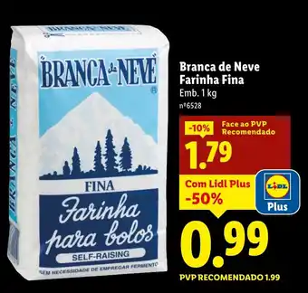 Lidl Branca de Neve Farinha Fina promoção