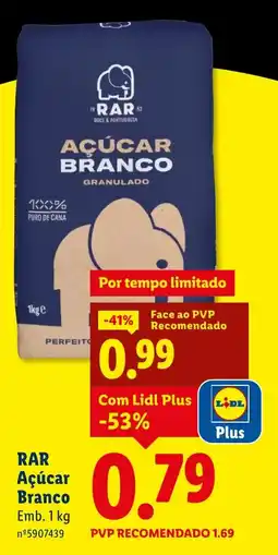 Lidl RAR Açúcar Branco promoção
