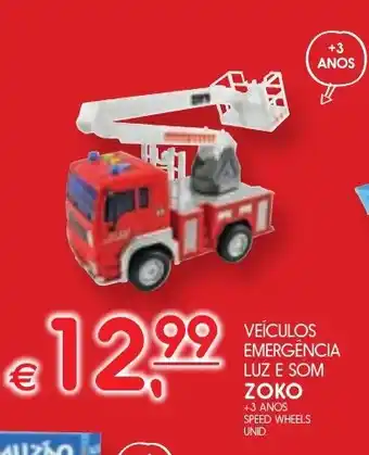 Meu Super Veículos emergência luz e som zoko promoção