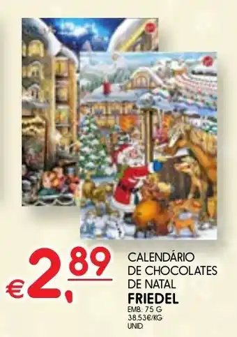 Meu Super Calendário de chocolates de natal friedel promoção
