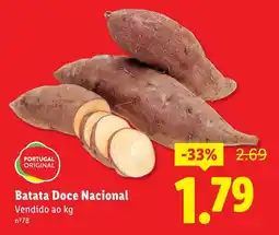 Lidl Batata Doce Nacional promoção