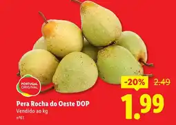 Lidl Pera Rocha do Oeste DOP promoção