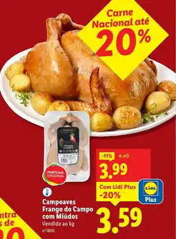 Lidl Campoaves Frango do Campo com Miúdos promoção