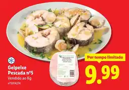 Lidl Gelpeixe Pescada n5 promoção