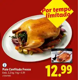 Lidl Pato Confitado Fresco promoção