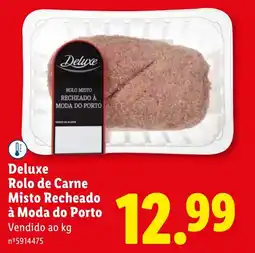 Lidl Deluxe Rolo de Carne Misto Recheado à Moda do Porto promoção