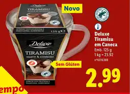 Lidl Deluxe Tiramisu em Caneca promoção