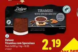 Lidl Deluxe Tiramisu com Speculoos promoção