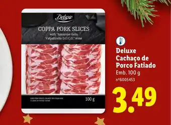 Lidl Deluxe Cachaço de Porco Fatiado promoção