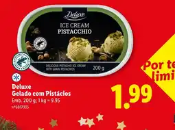 Lidl Deluxe Gelado com Pistácios promoção