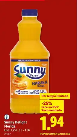 Lidl Sunny Delight Florida promoção