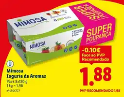 Lidl Mimosa Iogurte de Aromas promoção
