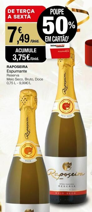 Intermarché Espumante promoção