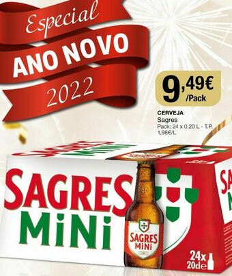 Intermarché Cerveja sagres mini promoção